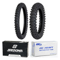 Dunlop Geomax MX34 80/100-21 110/100-18 Tire & Tube Set for KTM Husqvarna