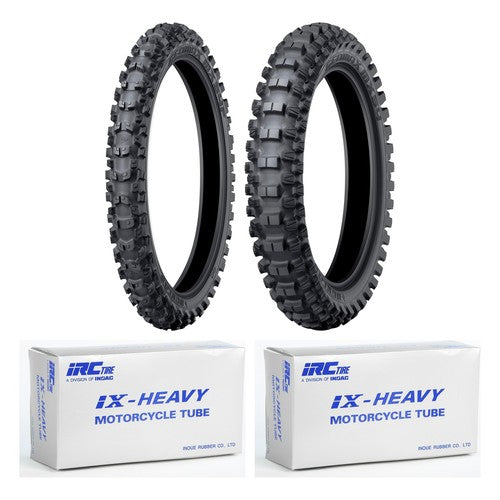 Dunlop Geomax MX54 70/100-19 90/100-16 Tire & Tube Set for Kawasaki Honda