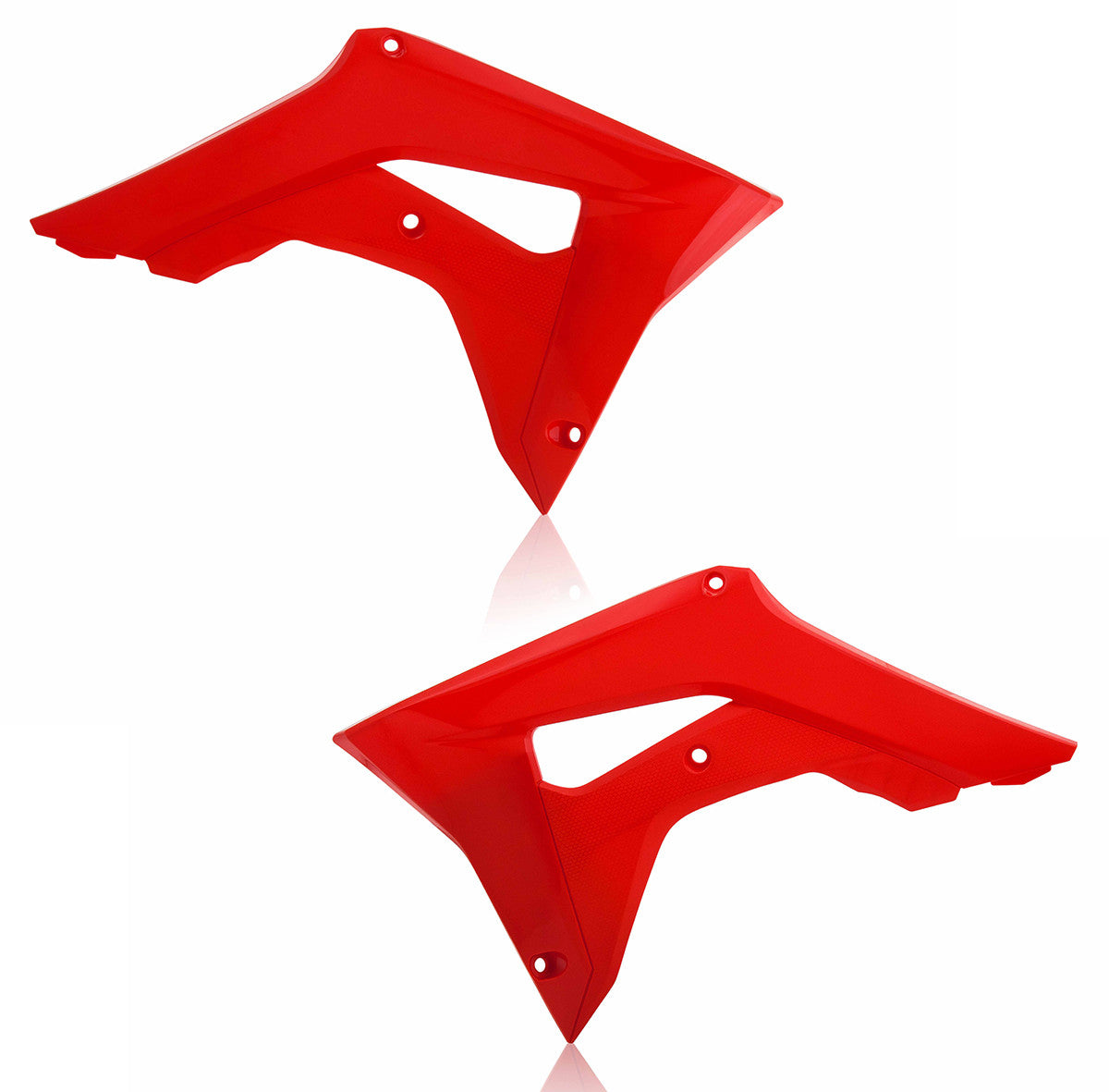 Acerbis Radiator Scoop Red 2630660227 for Honda CRF250R / CRF450R