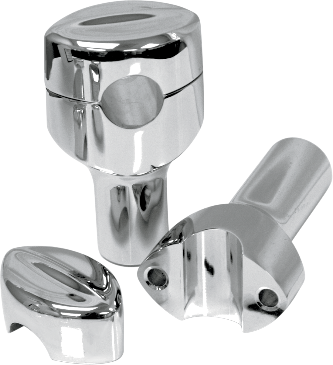 LA Choppers Hefty Smooth Handlebar Risers for 1-1/4" Handlebars
