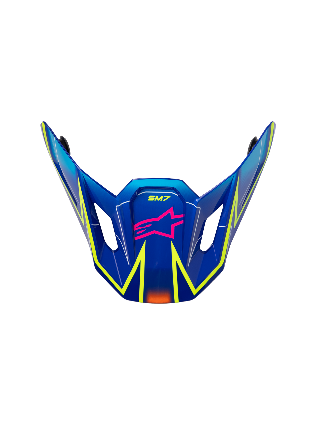 Alpinestars SM7 Cast Visor ECE06 Blue/PNK/YLW Fluo Glossy 8981426-7254-TU