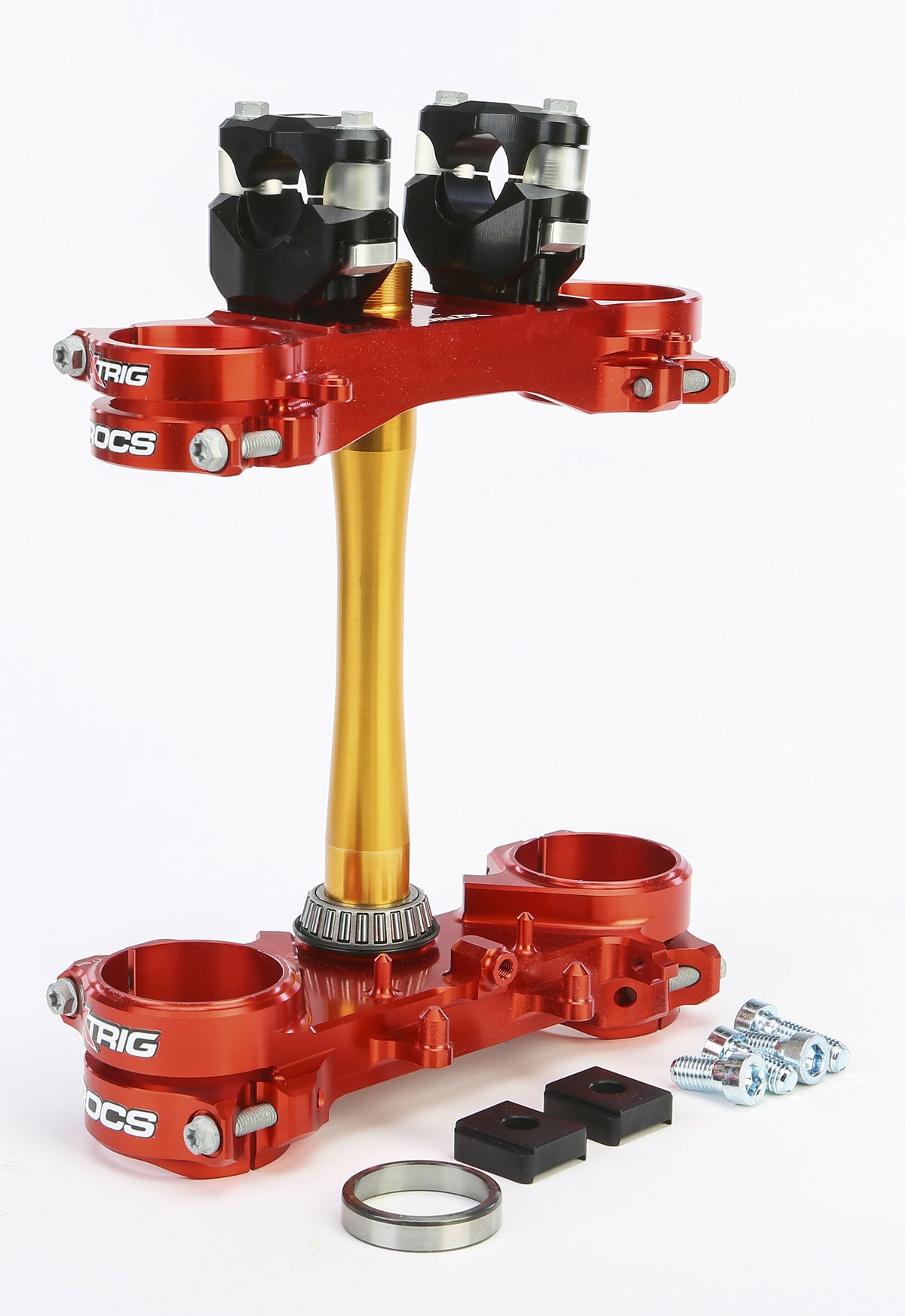 Xtrig Rocs Tech Clamps Red 22MM 501330101401 for Honda CRF250R / CRF450R