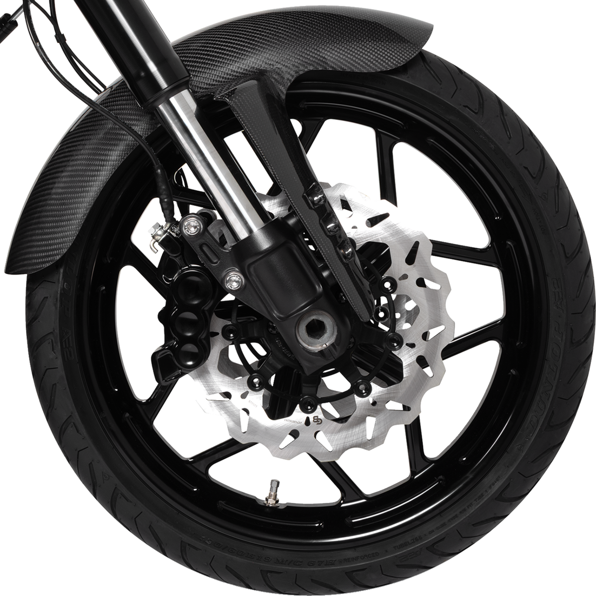 Arlen Ness Carbon Fiber 19" Qualifier Front Fender