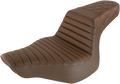 Saddlemen Step-Up Seat — Front Tuck-n-Roll/Rear Lattice Stitch