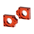 RFX Rear Axle Blocks Orange KTM/Husqvarna/Gas Fxab 50600 99OR for KTM 125 Exc / 125 SX & More
