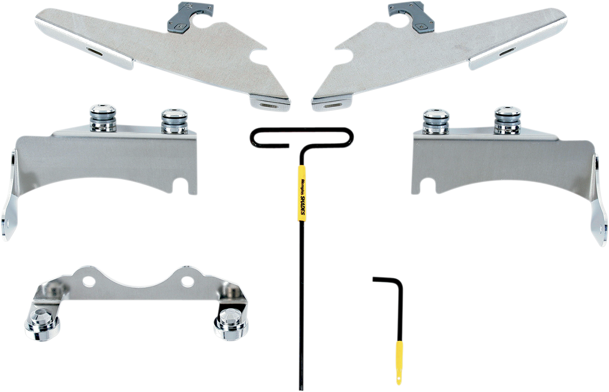Memphis Shades Windshield Trigger-Lock Complete Mount Kit