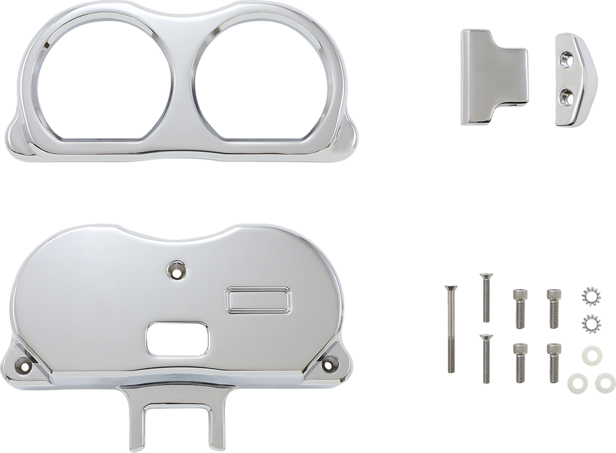 LA Choppers Dual Gauge Mount For Performance Risers