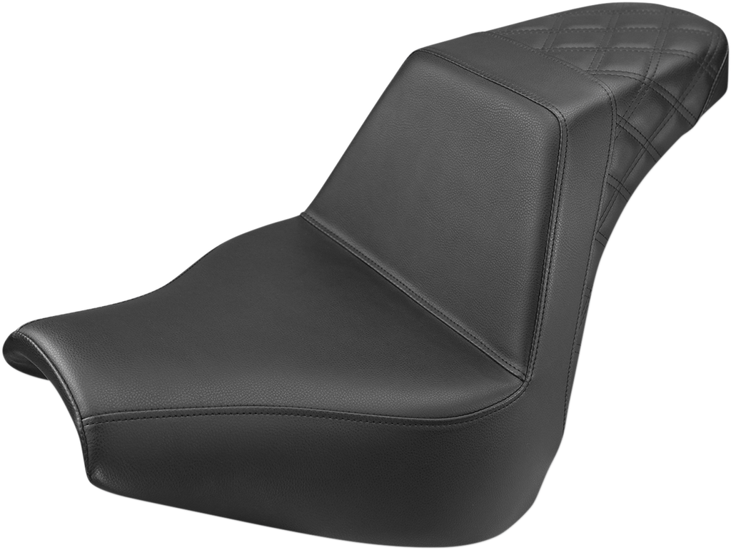 Saddlemen Step-Up Seat — Rear Lattice Stitch