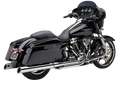 Cobra True Dual Headpipes Chrome FLH/FLT 17-24 6257 for Harley-Davidson