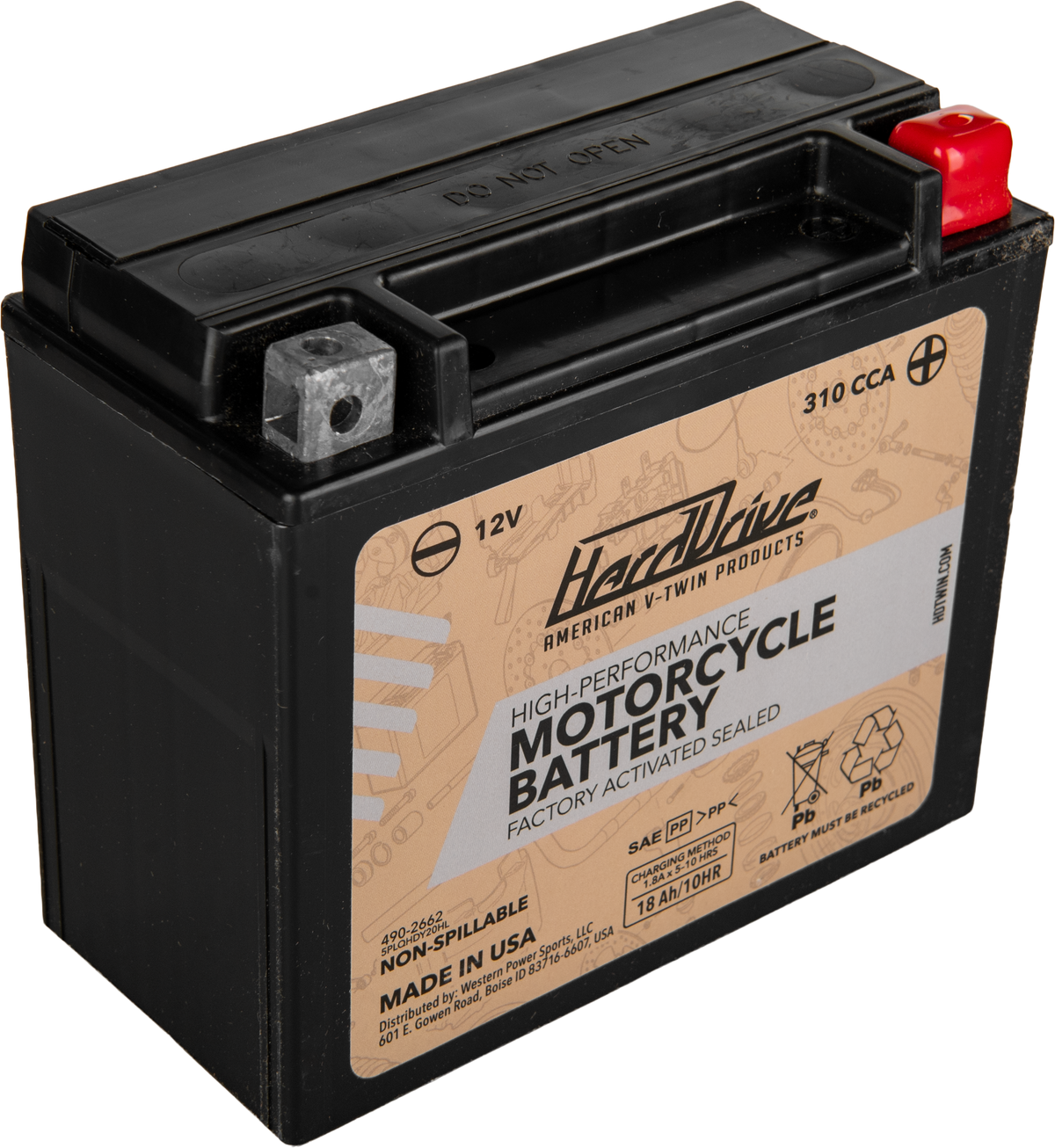 Harddrive AGM Sealed Battery