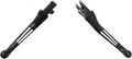 Harddrive Custom Levers 2-SLOT Lever Set Black BIG Twin 86-06 XL 96-03 053921 for Harley-Davidson