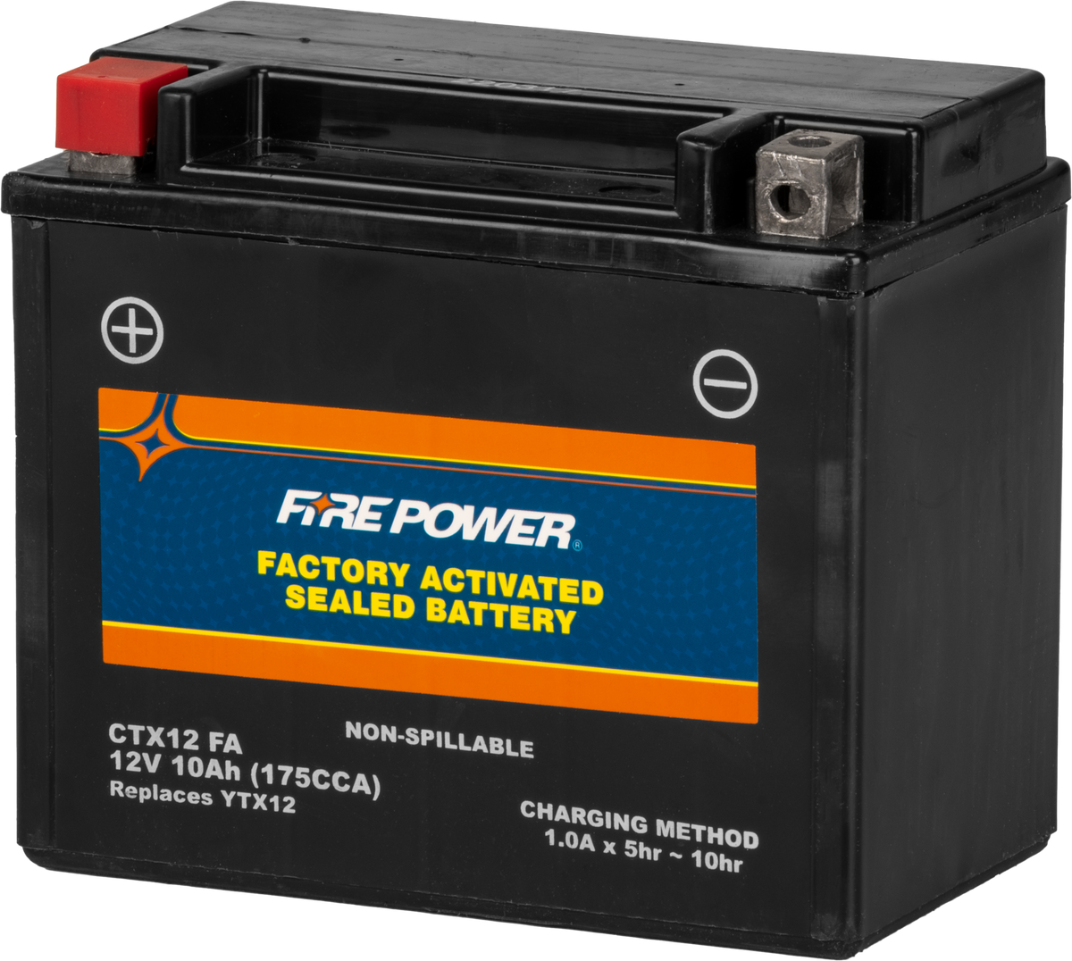 Fire Power Battery CTX12 Sealed Factory Activated CTX12-BS(FA) for Aprilia / Arctic Cat & More