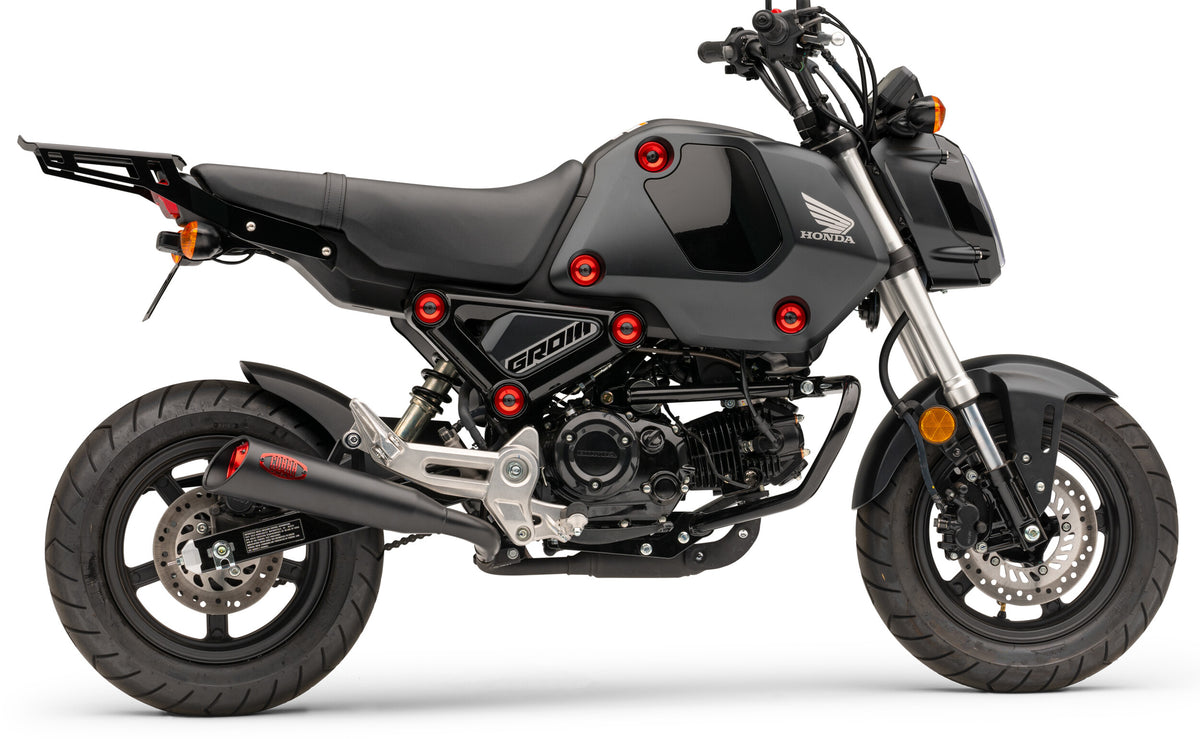 Cobra Solo Luggage Rack Black Formed Grom 02-4107B for Honda MSX125 Grom / MSX125A Grom ABS 2022-2023