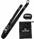 Fire Power 2" TIE-Down Ratchet W/Soft-TIE 8' Long Black 2/PK A4