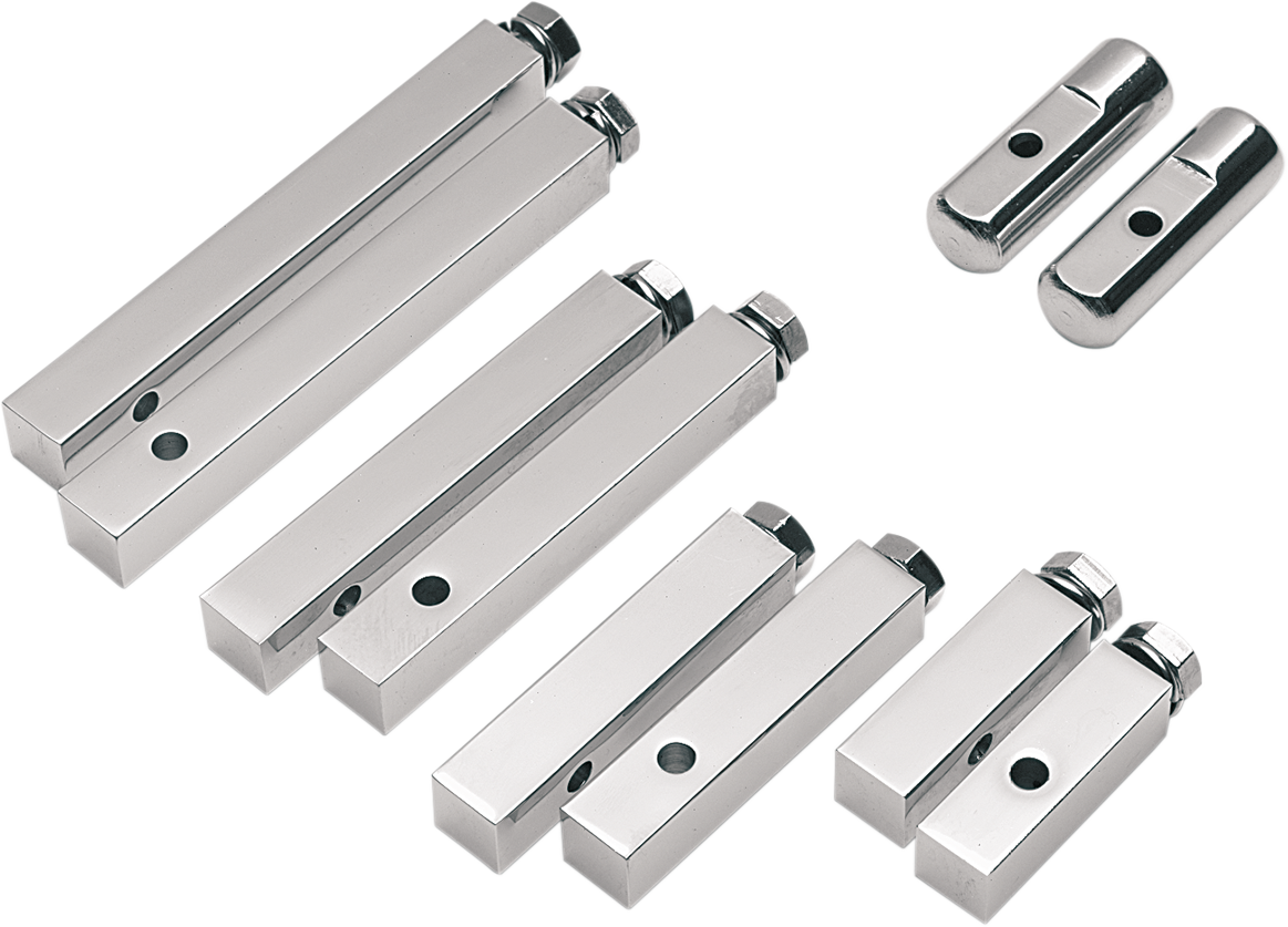 Drag Specialties 5/8" Square Foot Peg Mounting Blocks