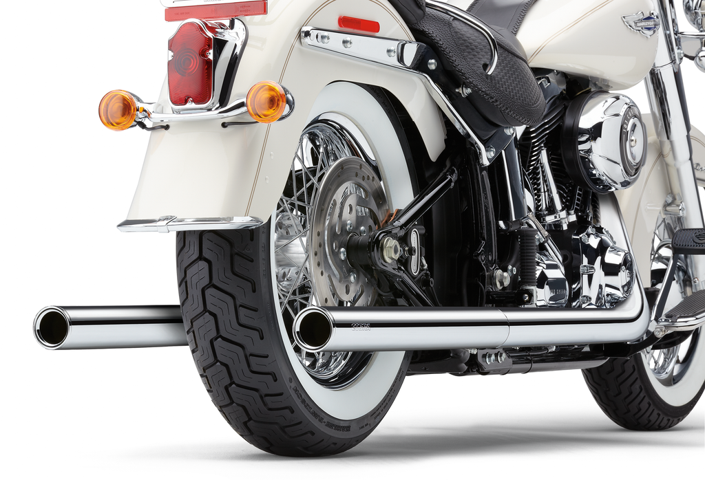 Cobra BAD Hombre True Duals Chrome Softail 07-11 6985 for Harley-Davidson
