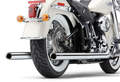 Cobra BAD Hombre True Duals Chrome Softail 07-11 6985 for Harley-Davidson