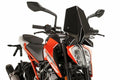 Puig Windscreen Racing Black 9514N for KTM 390 Duke 2017-2023