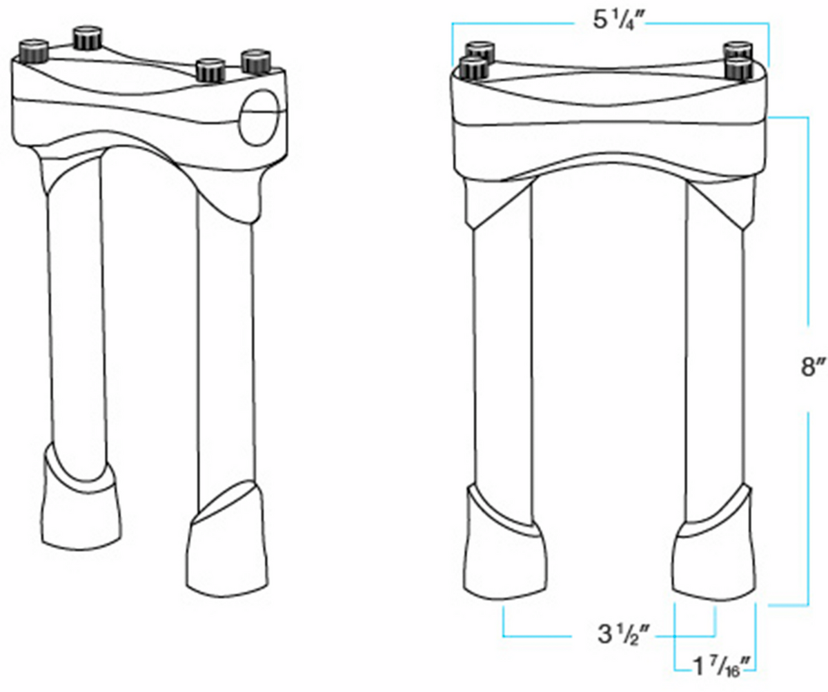 Biltwell Murdock Handlebar Risers