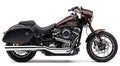 Cobra 909-TWINS 4" Slip-ONS Chrome FLSB 18-25 6520 for Harley-Davidson FLSB Softail Sport Glide 2018-2021