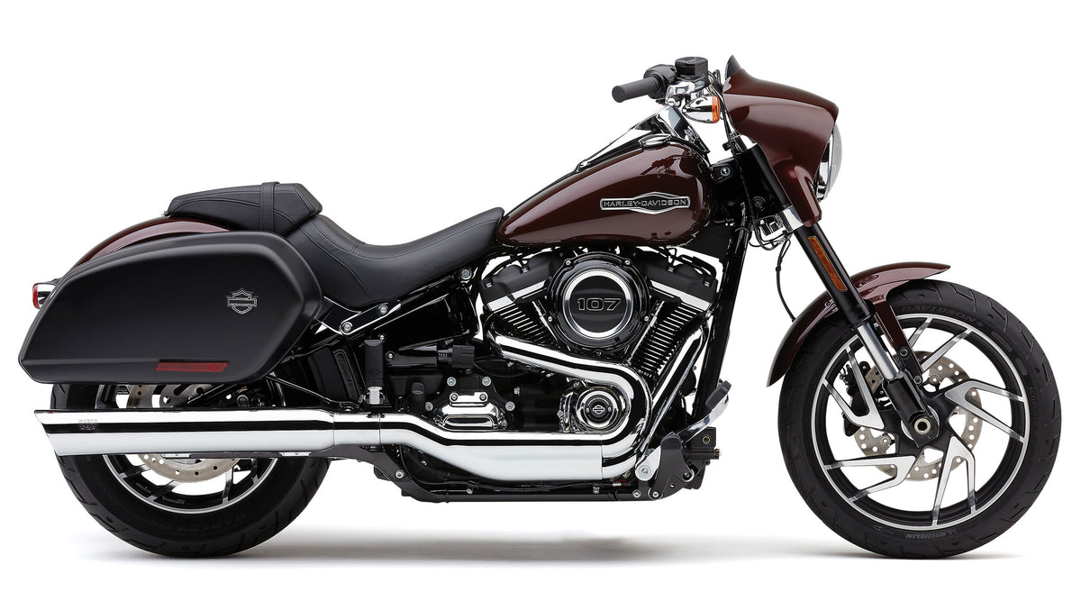 Cobra 909-TWINS 4" Slip-ONS Chrome FLSB 18-25 6520 for Harley-Davidson FLSB Softail Sport Glide 2018-2021