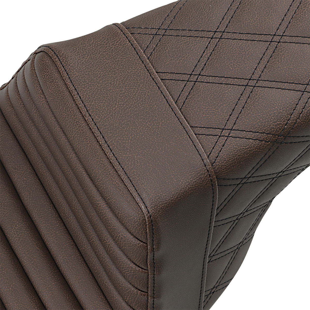 Saddlemen Step-Up Seat — Front Tuck-n-Roll/Rear Lattice Stitch