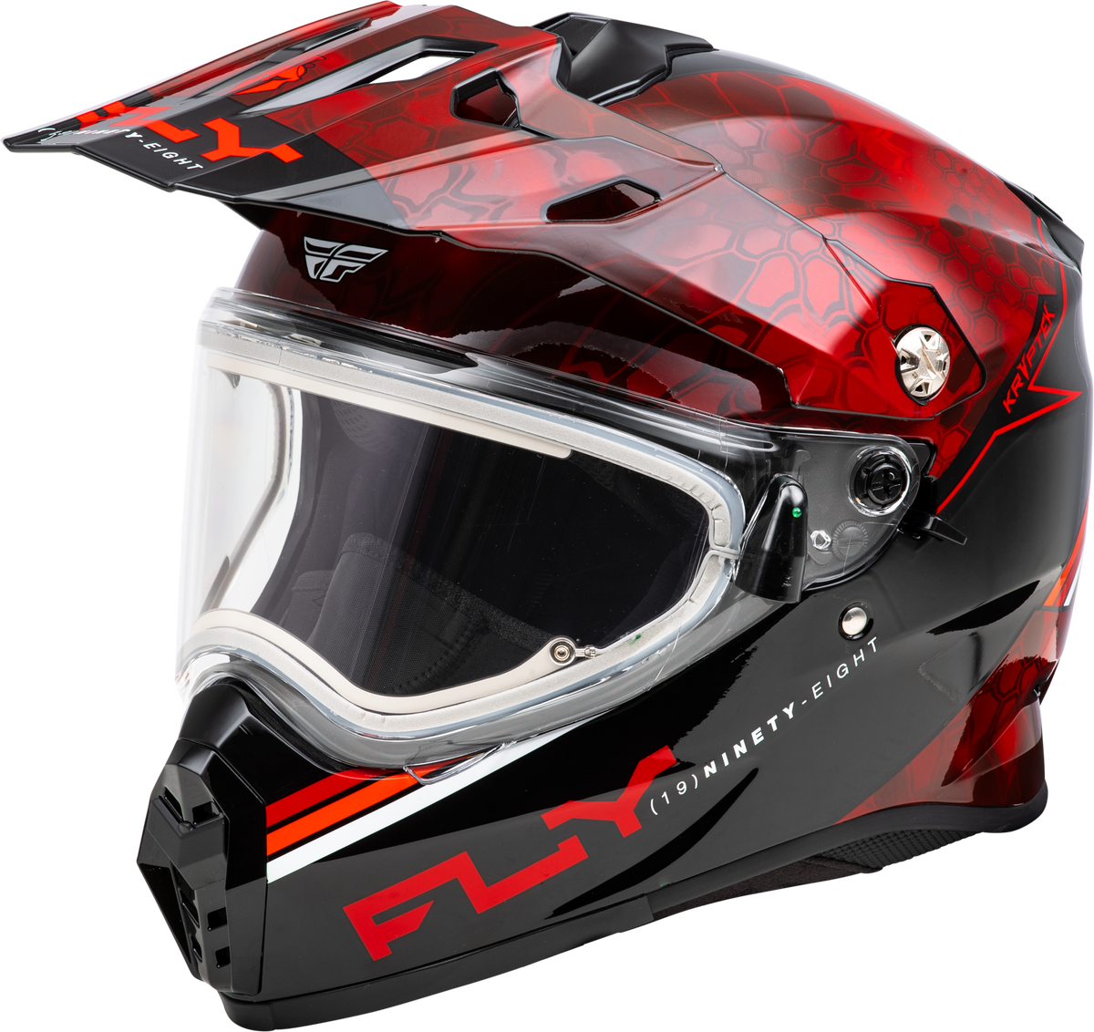 FLY Racing Trekker Cold Weather Conceal Helmet Electric Shield (2024)