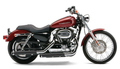 Cobra 3" Slip-ONS Black Sportster 14-24 6031RB