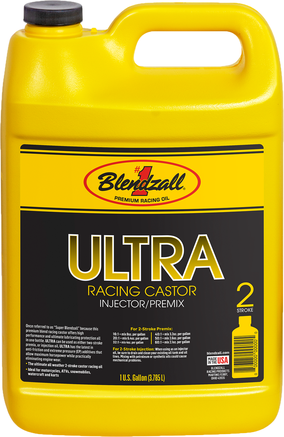 Blendzall Ultra Racing Castor 2T 1GAL F-455G