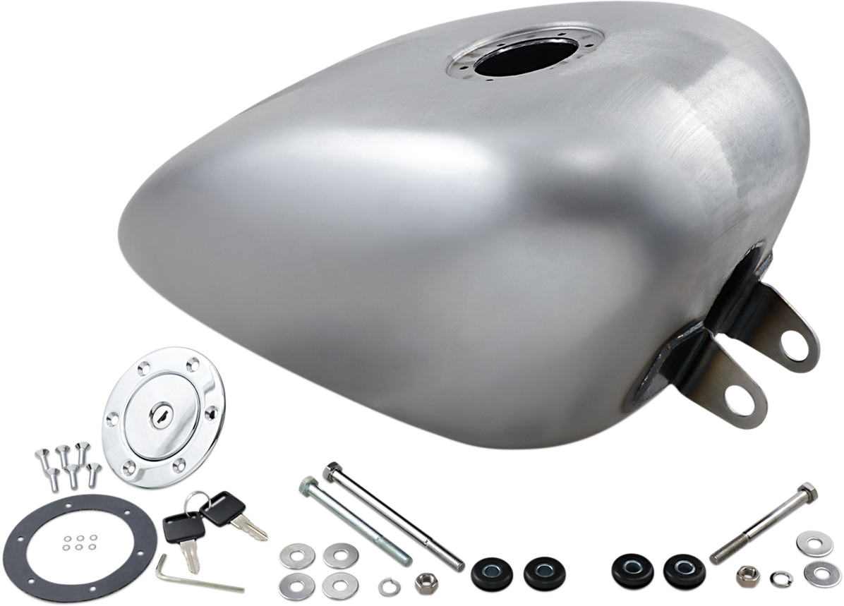 Drag Specialties Gas Tank with Chrome Aero-Style Gas Cap