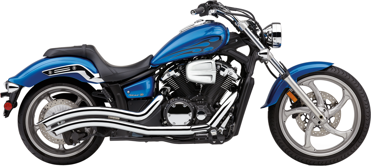 Cobra Speedster Swept F/S Chrome Stryker 11-18 2230 for Yamaha XVS13C Stryker 2011-2016