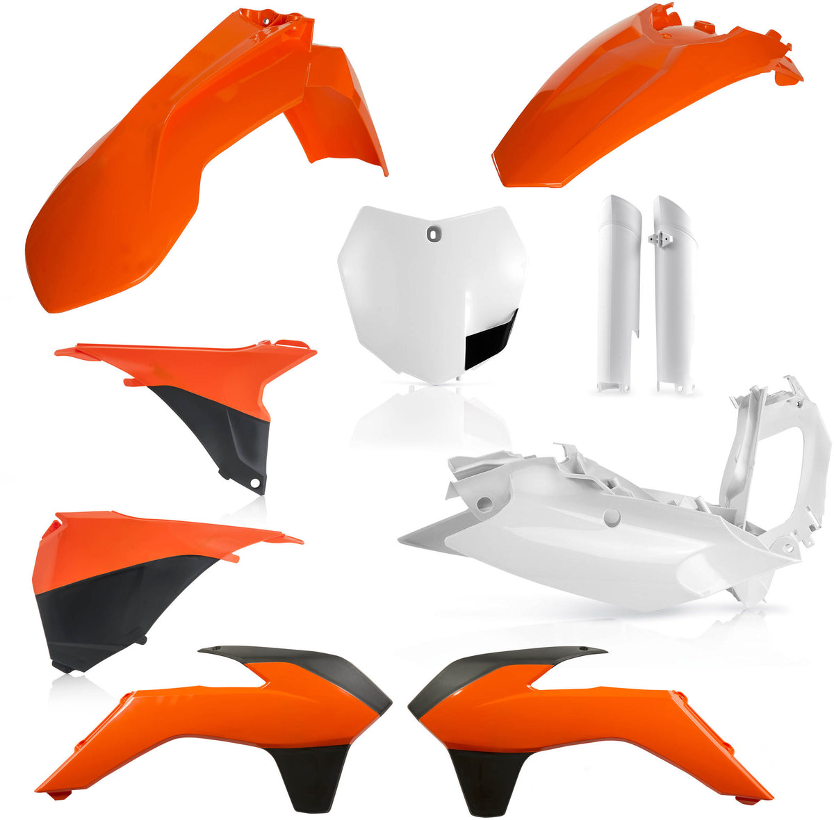 Acerbis Full Plastic Kit Orange 2449585226 for KTM 125 SX / 150 XC & More