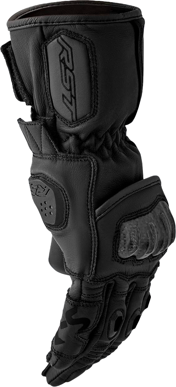 RST Womens S1 Glove Black Leather LG 103653BLK-08