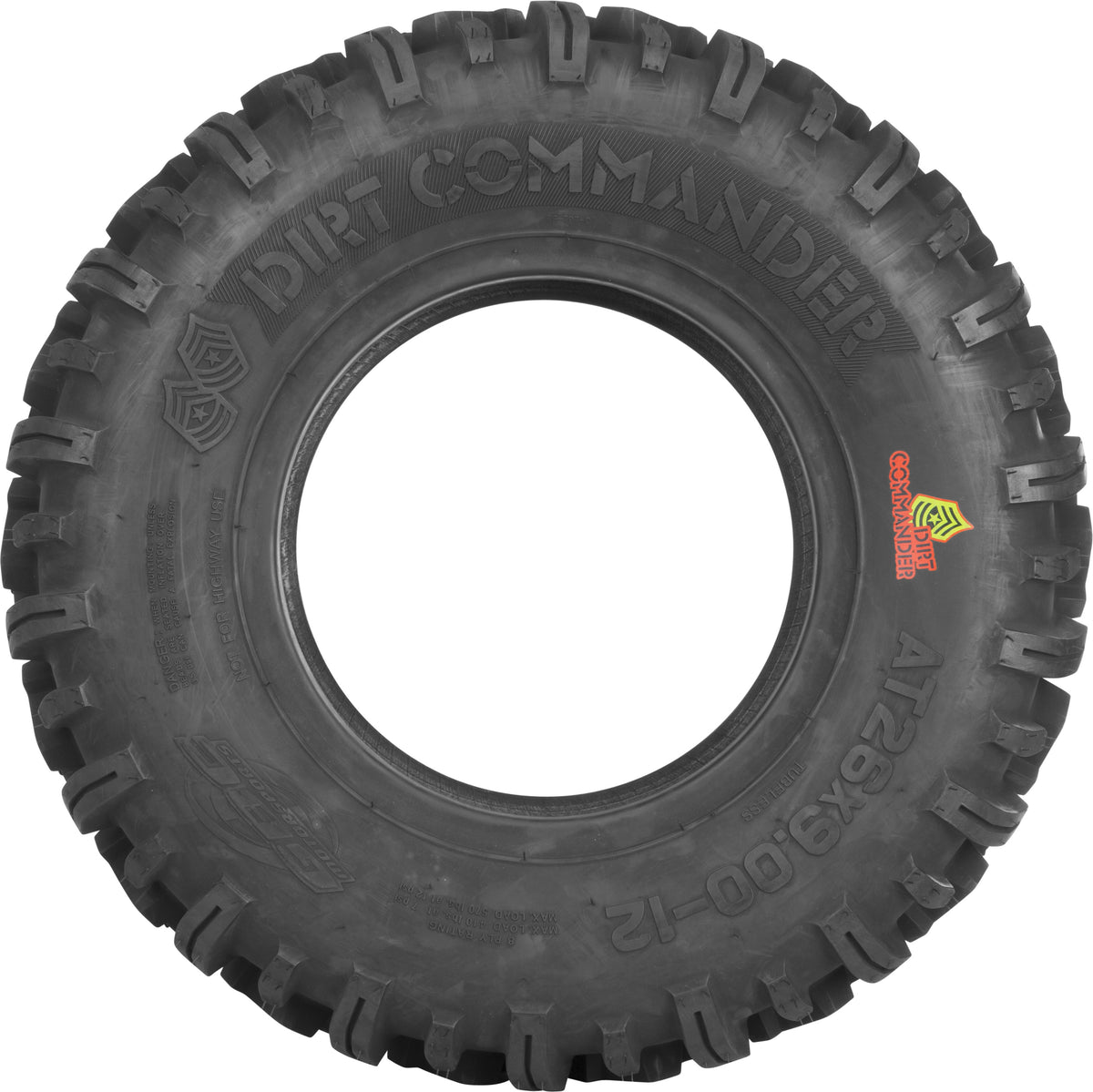GBC DIRT COMMANDER LR480LBS 25X8-12 Front ATV UTV Tire