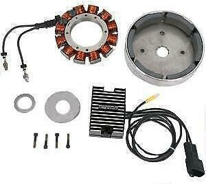 Cycle Electric Alternator Kit Rigid Mount 4-SPEED 70-84 CE-60AR for Harley-Davidson