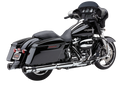 Cobra 4" Race-Pro Slip-ONS Chrome FLH/FLT 17-25 6216 for Harley-Davidson