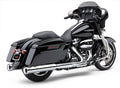 Cobra 4" NH Slip-ONS Chrome FLH/FLT 17-25 6109 for Harley-Davidson