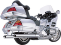 Cobra Slip On Billet Tips Chrome GL1800 01-10 1213 for Honda GL1800 Gold Wing / GL1800HP Gold Wing Audio/Comfort & More