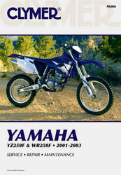 Clymer Repair Manual YZ/WR250F CM406 for Yamaha WR250F / YZ250F 2001-2003