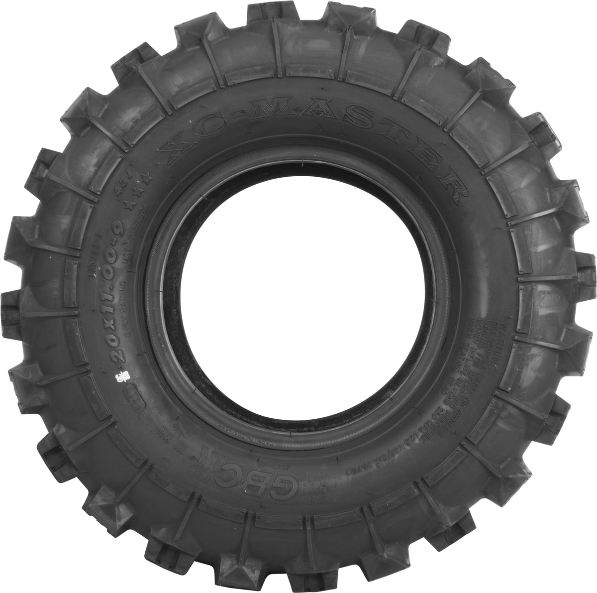 Gbc XC Master ATV UTV Tire Set 2 22x7-10 Front + 2 22x11-10 Rear 4 Tires