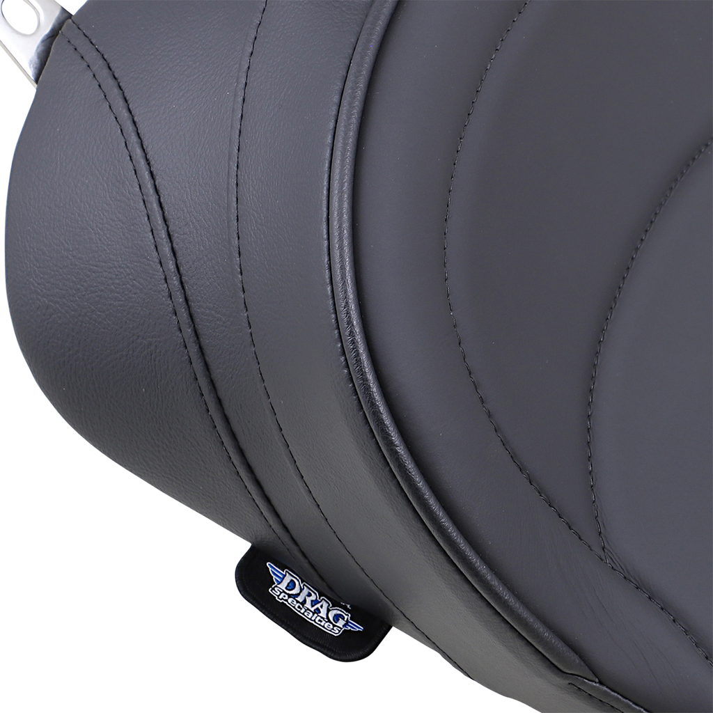 Drag Specialties Seats Backrest Compatible Solo Seat — Mild Stitched