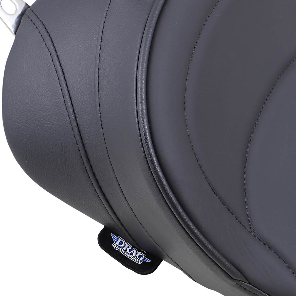 Drag Specialties Seats Backrest Compatible Solo Seat — Mild Stitched