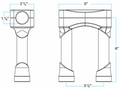 Biltwell Murdock O/S Risers