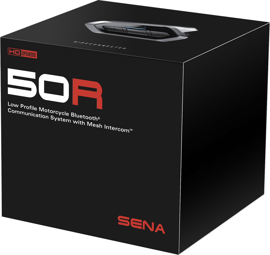 Sena 50R HD Bluetooth Comm System With Mesh Intercom Single 50R-02