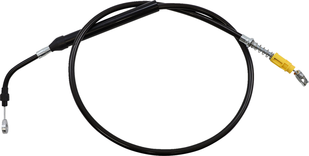 LA Choppers Midnight Braided Clutch Cable