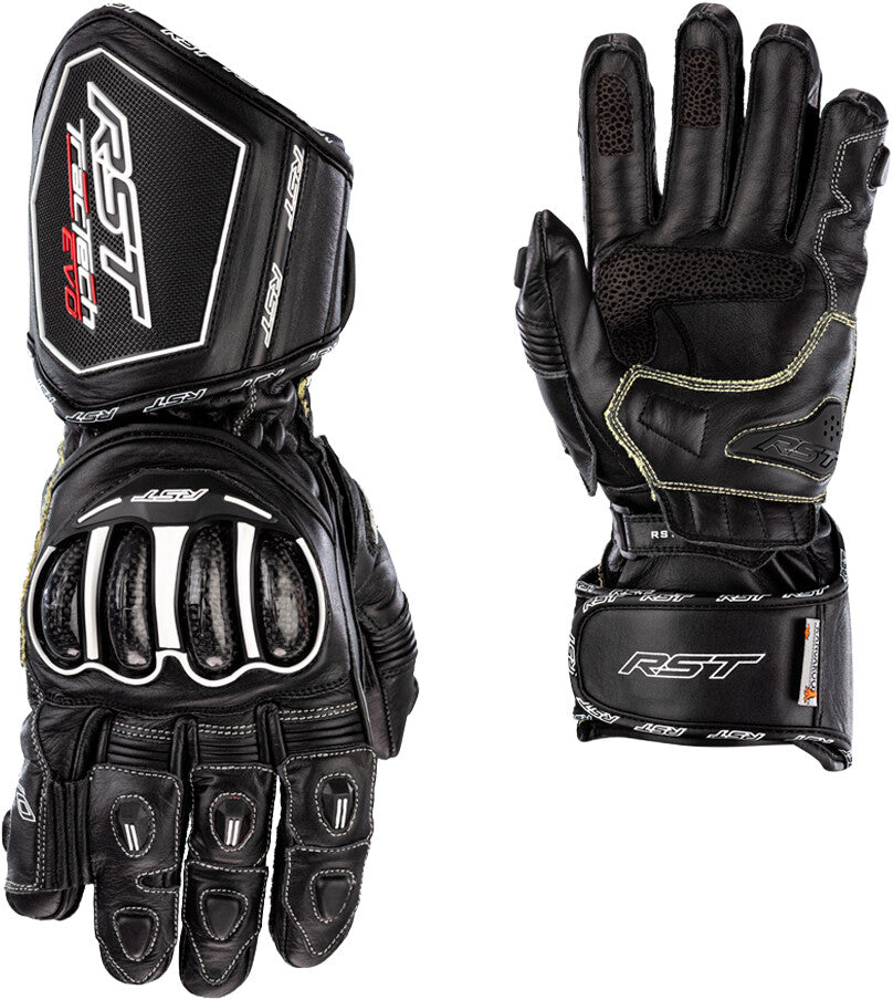 RST Womens Tractech EVO 4 CE Glove Black Leather MD 103495BLK-07