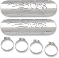 Drag Specialties Flaming Skull Heat Shields