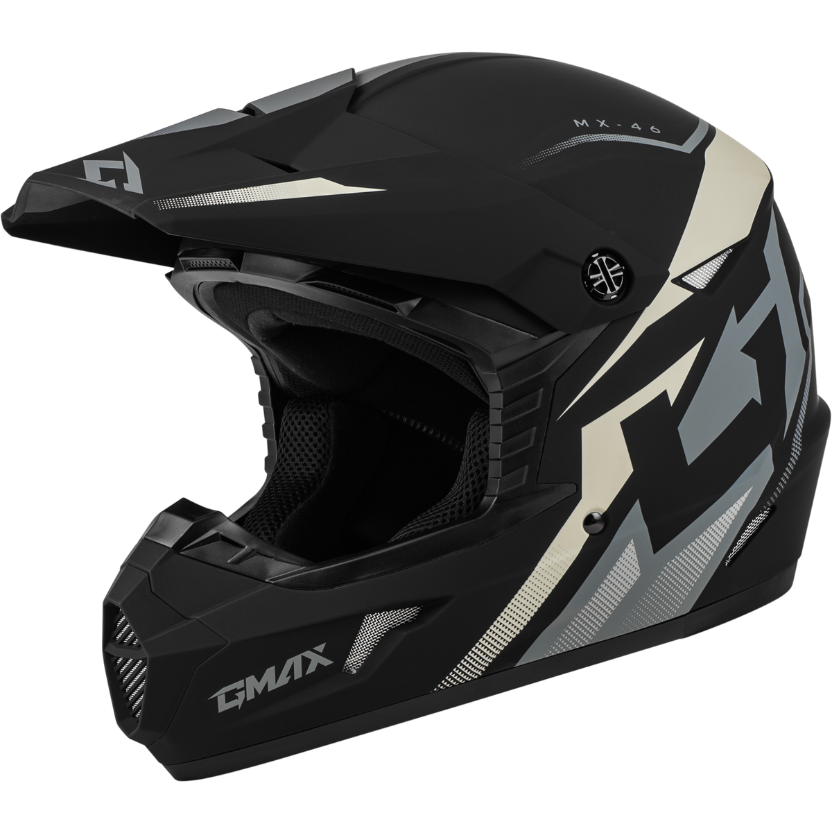 GMAX MX-46 Compound Helmet Matte Black/Grey/White XL D3464427
