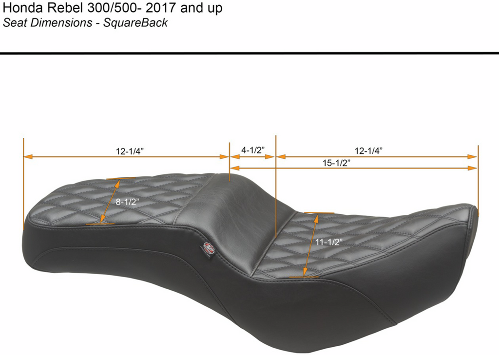 Mustang Squareback One-Piece Seat