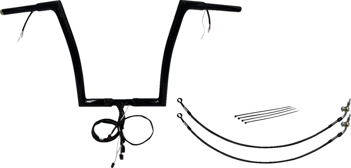 Fat Baggers Inc. EZ Install Wired 1-1/4" Flat Top Handlebar Kit